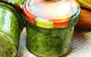 Pesto Knoblauchsrauke mit Walnüssen
