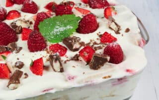 Erdbeer Dessert mit Butterkeksen