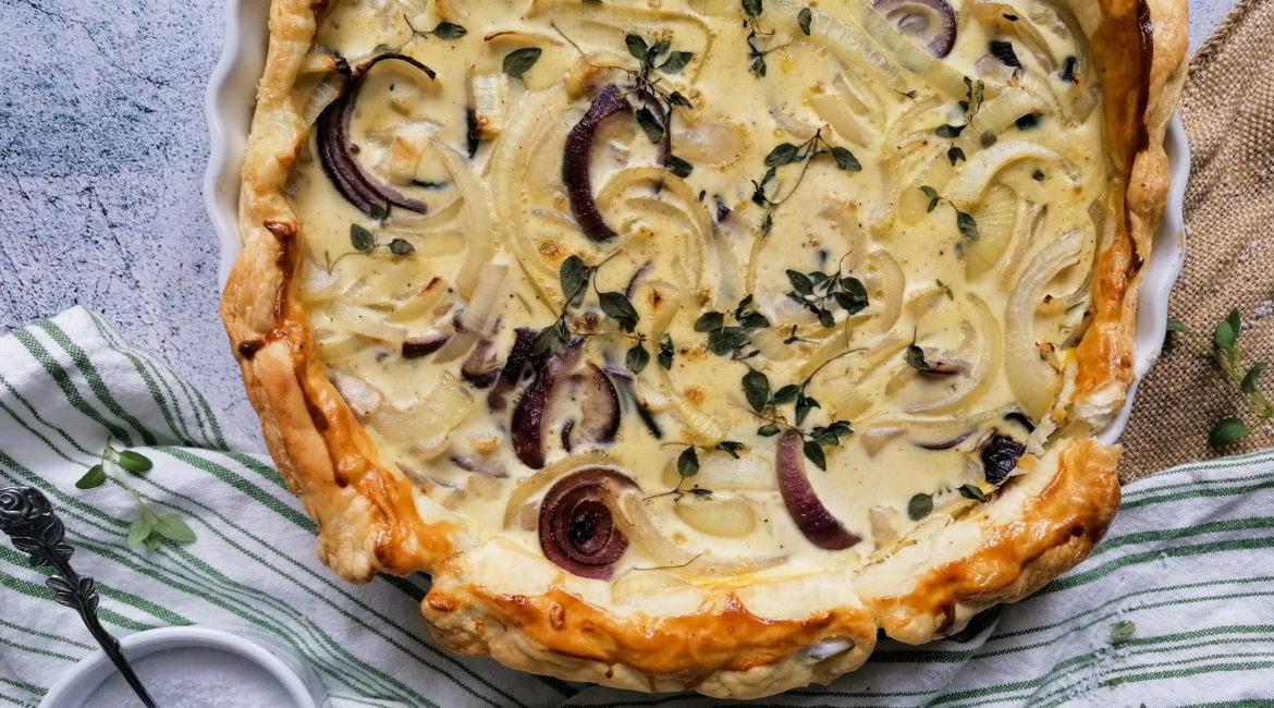 Zwiebelkuchen Rezept schnell und einfach