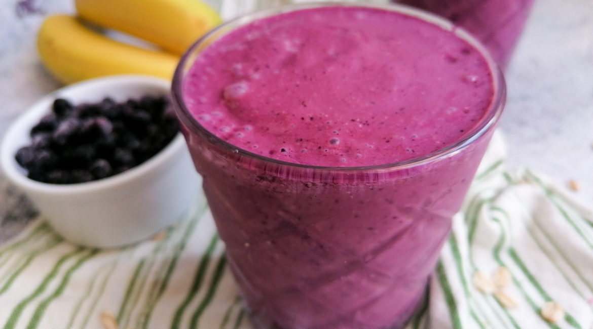 Gesundes Smoothie Rezept zum Frühstück mit Haferflocken - Genuss des ...