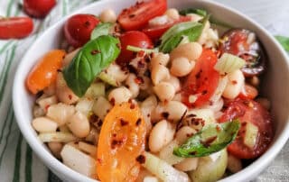 weiße Bohnen Salat