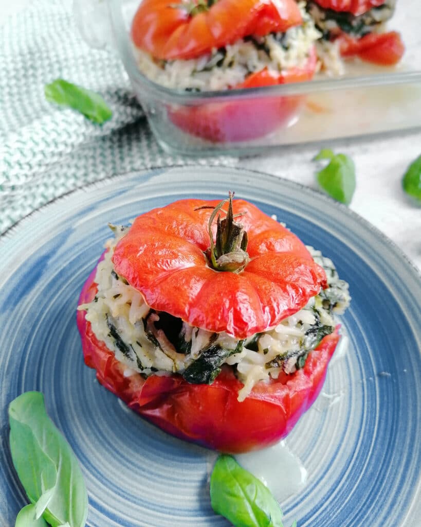 Gefüllte Tomaten mit Reis - vegetarisch