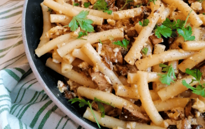 Vegetarische Schinkennudeln