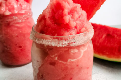 Wassermelonen Erdbeer Smoothie