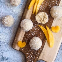 Vegane Raffaelo mit Mango