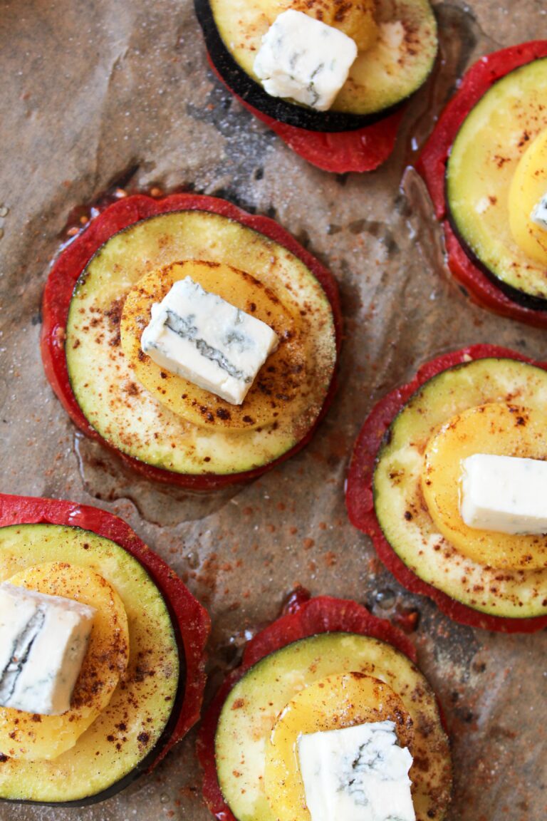 Auberginen Pizza mit Gorgonzola und Kartoffel Auberginen Pizza mit Gorgonzola und Kartoffel