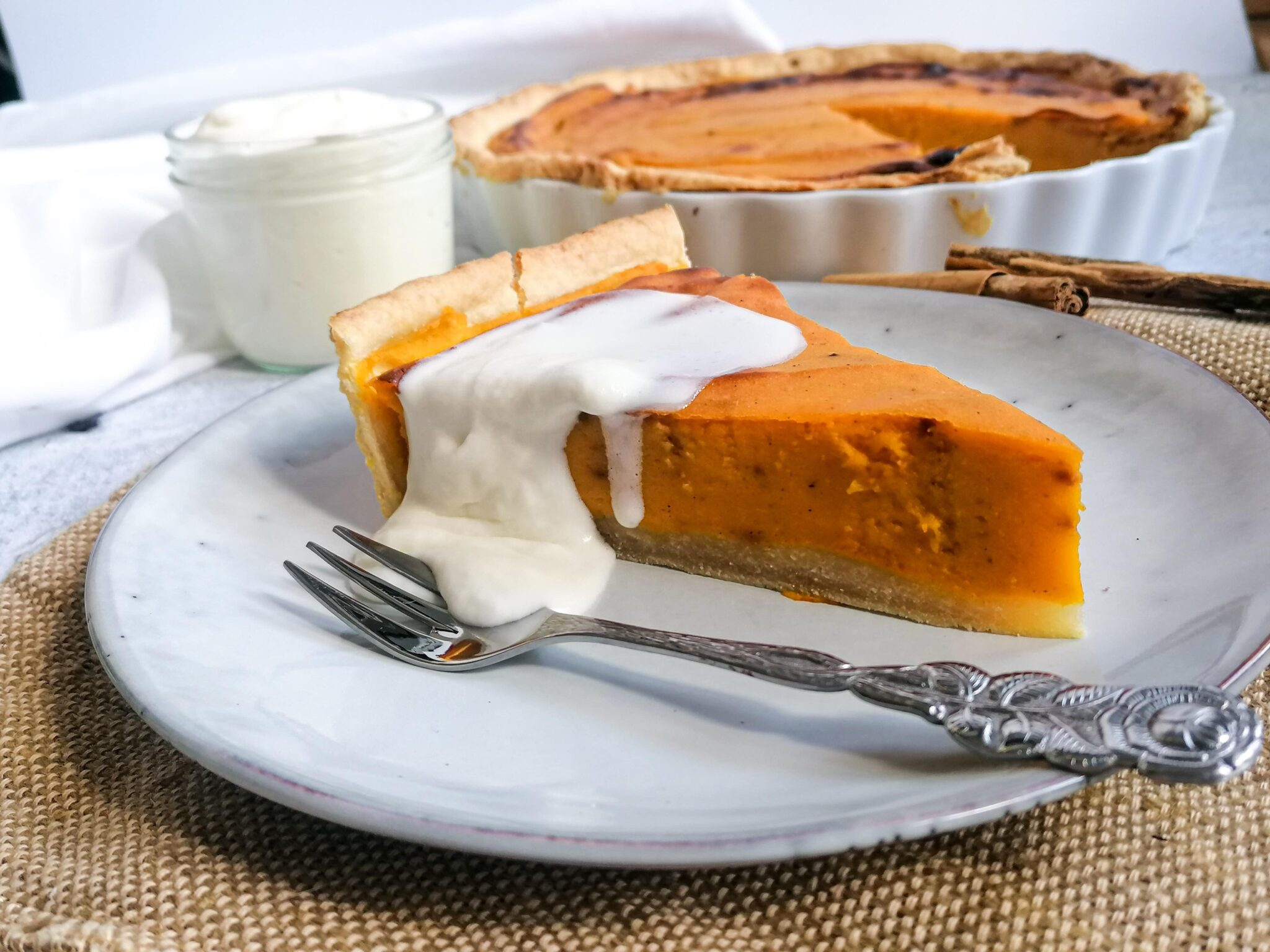 Kürbiskuchen - Original amerikanischer Pumpkin Pie Kürbiskuchen - Original amerikanischer Pumpkin Pie