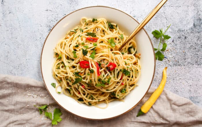 Spaghetti aglio Olio