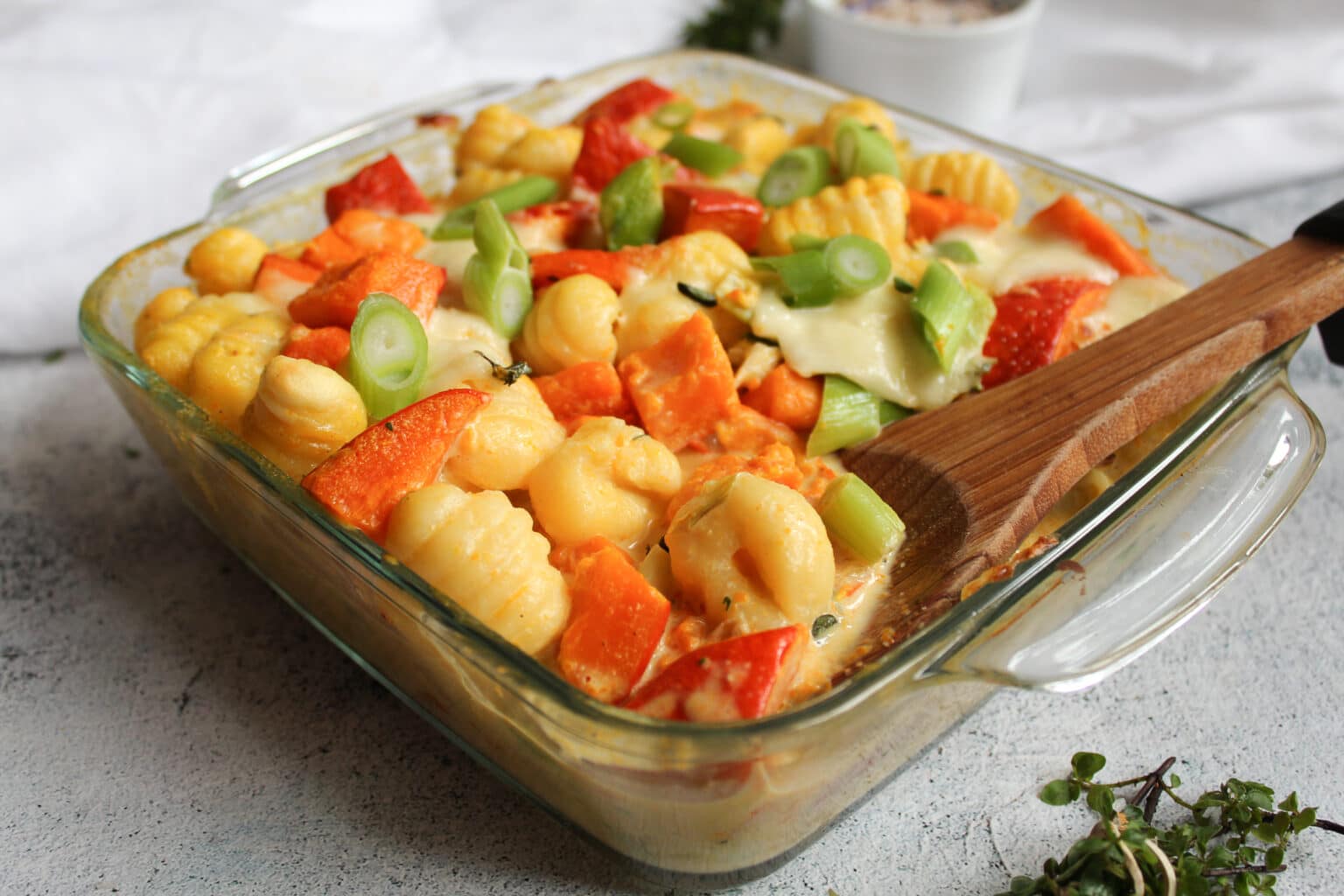 Gnocchi-Kürbis-Auflauf vegetarisch