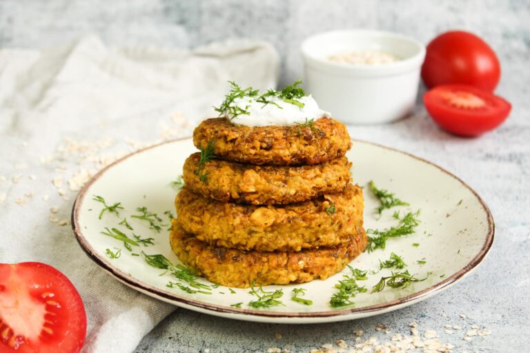 Lupinen Bratlinge vegan und einfach
