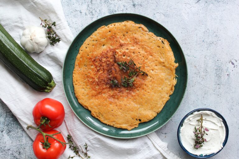 Rote Linsen Pfannkuchen vegan & glutenfrei