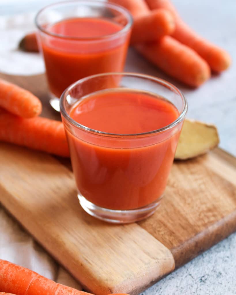 Karottensaft selber machen - gesund und fit mit Saft