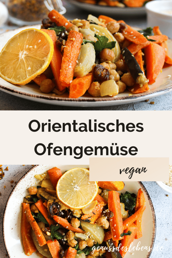Orientalisches Ofengemüse mit würziger Marinade | vegan, 30 Minuten