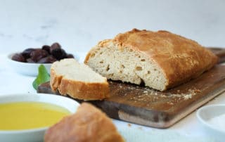 fluffiges Ciabatta mit Trockenhefe und Dinkelmehl