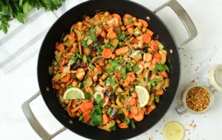 Vegetarisches orientalisches Pfannengericht - einfach