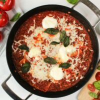 vegetarische Pfannen Lasagne