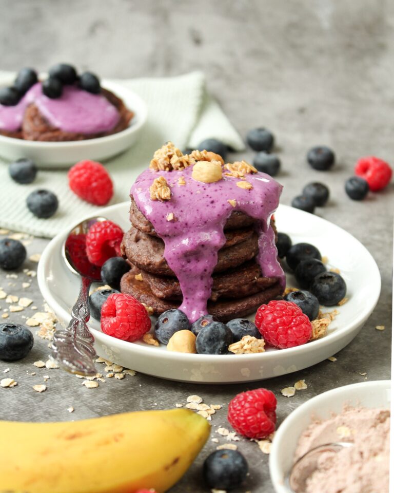 Protein Pancakes mit Banane und Haferflocken