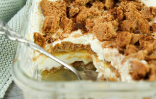 Proteinreiches Dessert mit Spekulatius