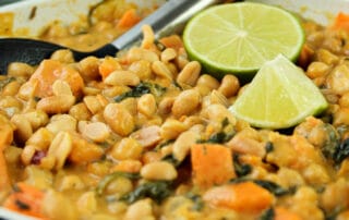 Kichererbsen Curry mit Süßkartoffel