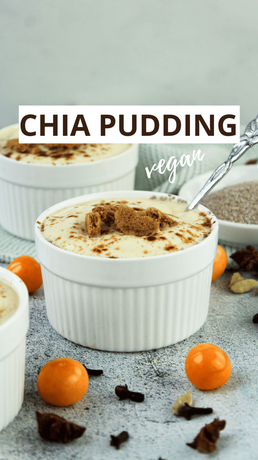 Weihnachtlicher Chia Pudding mit Hafermilch