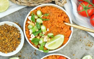 Linsencurry mit Kürbis