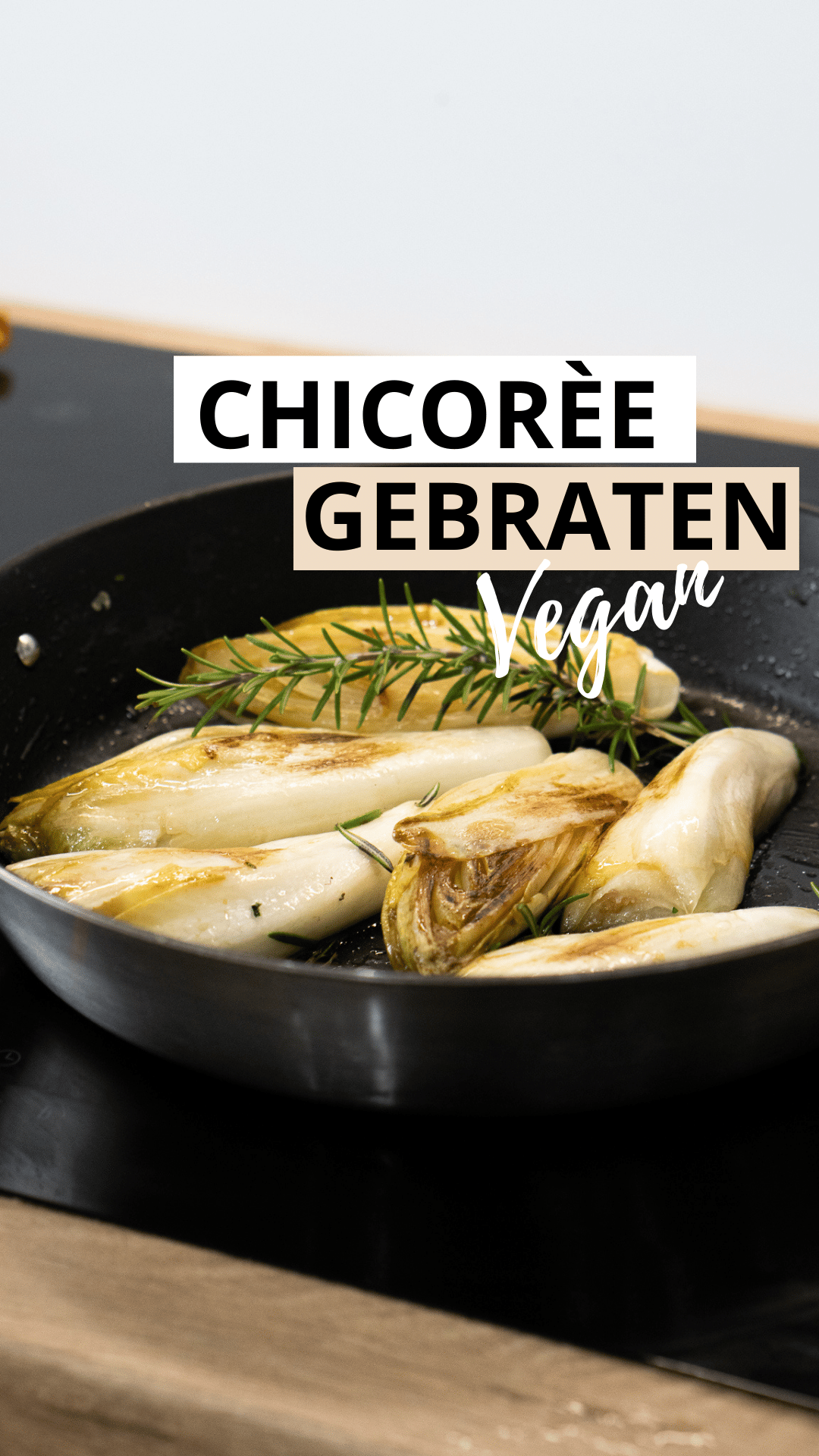 Chicoreé gebraten mit Balsamico – vegan