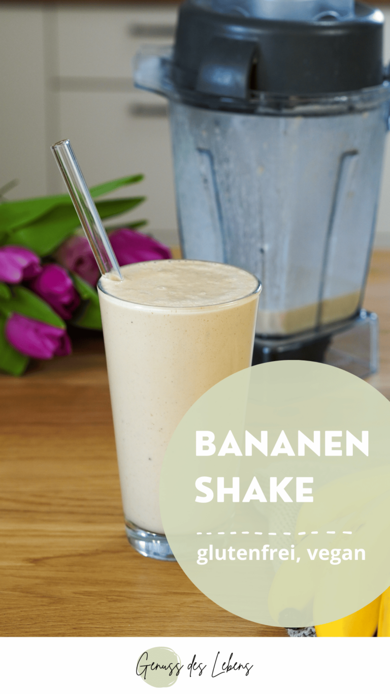 Der beste Bananenshake gesund &amp; vegan – Jetzt genießen