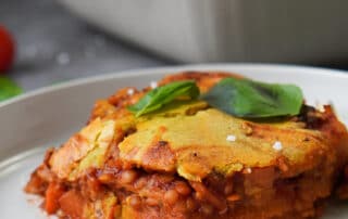 Vegane Lasagne mit roten Linsen – Jetzt nachkochen