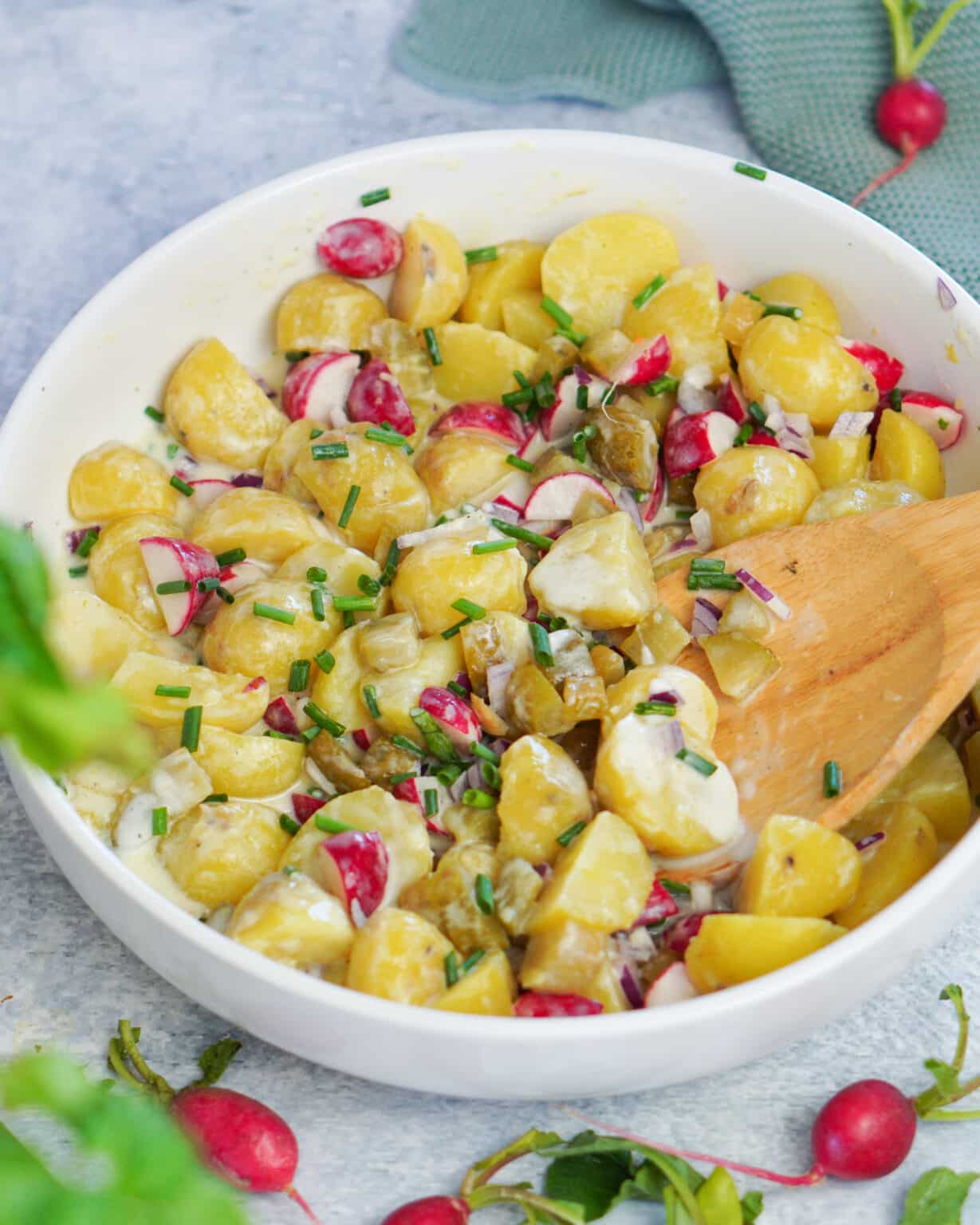 Sommerlicher Kartoffelsalat Mit Joghurt