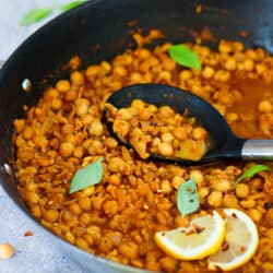 Chana Masala vegan - indisches Kichererbsen Curry
