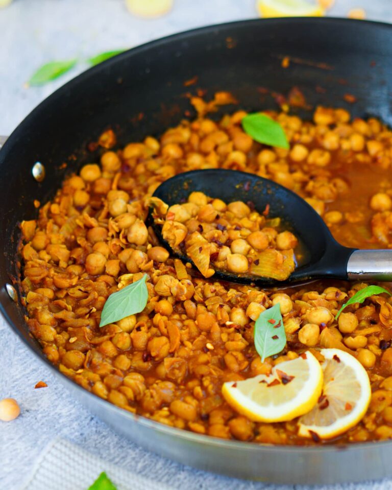 Chana Masala vegan – indisches Kichererbsen Curry