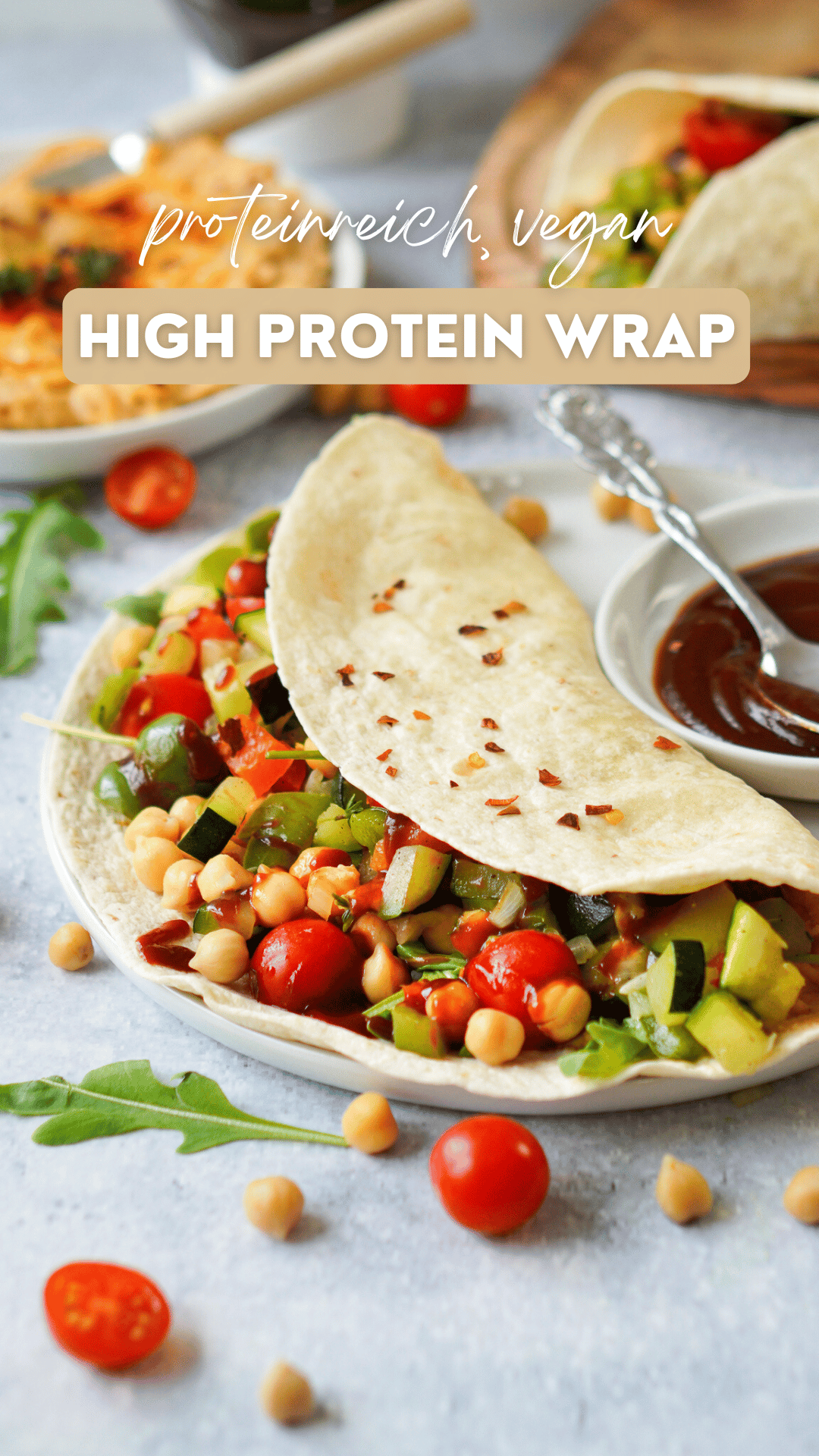 Veganer High Protein Wrap