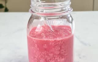 High Protein Himbeer Smoothie