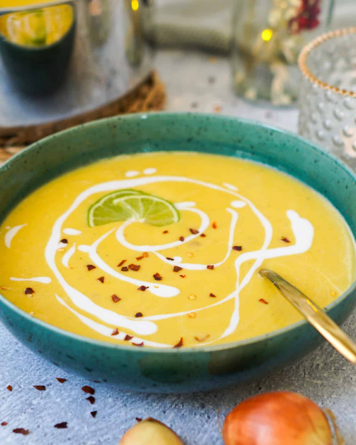 Butternut Kürbis Suppe – vegan