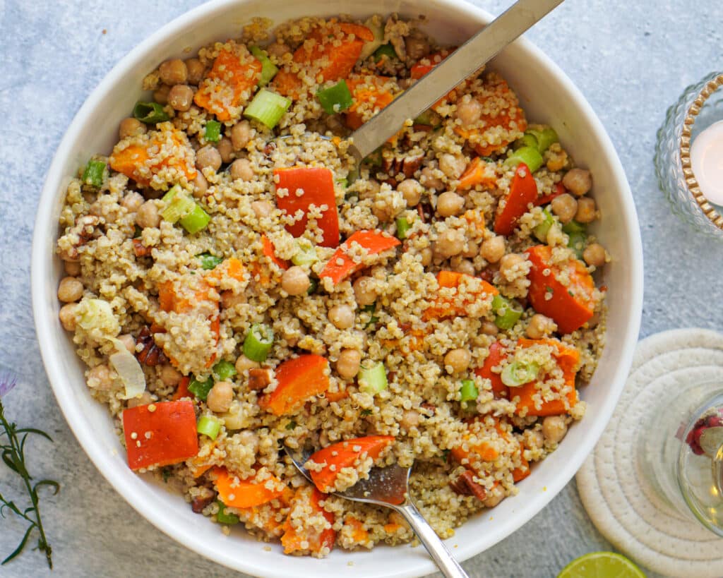 Quinoa Kürbis Salat – vegan