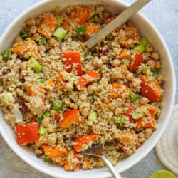 Quinoa Kürbis Salat