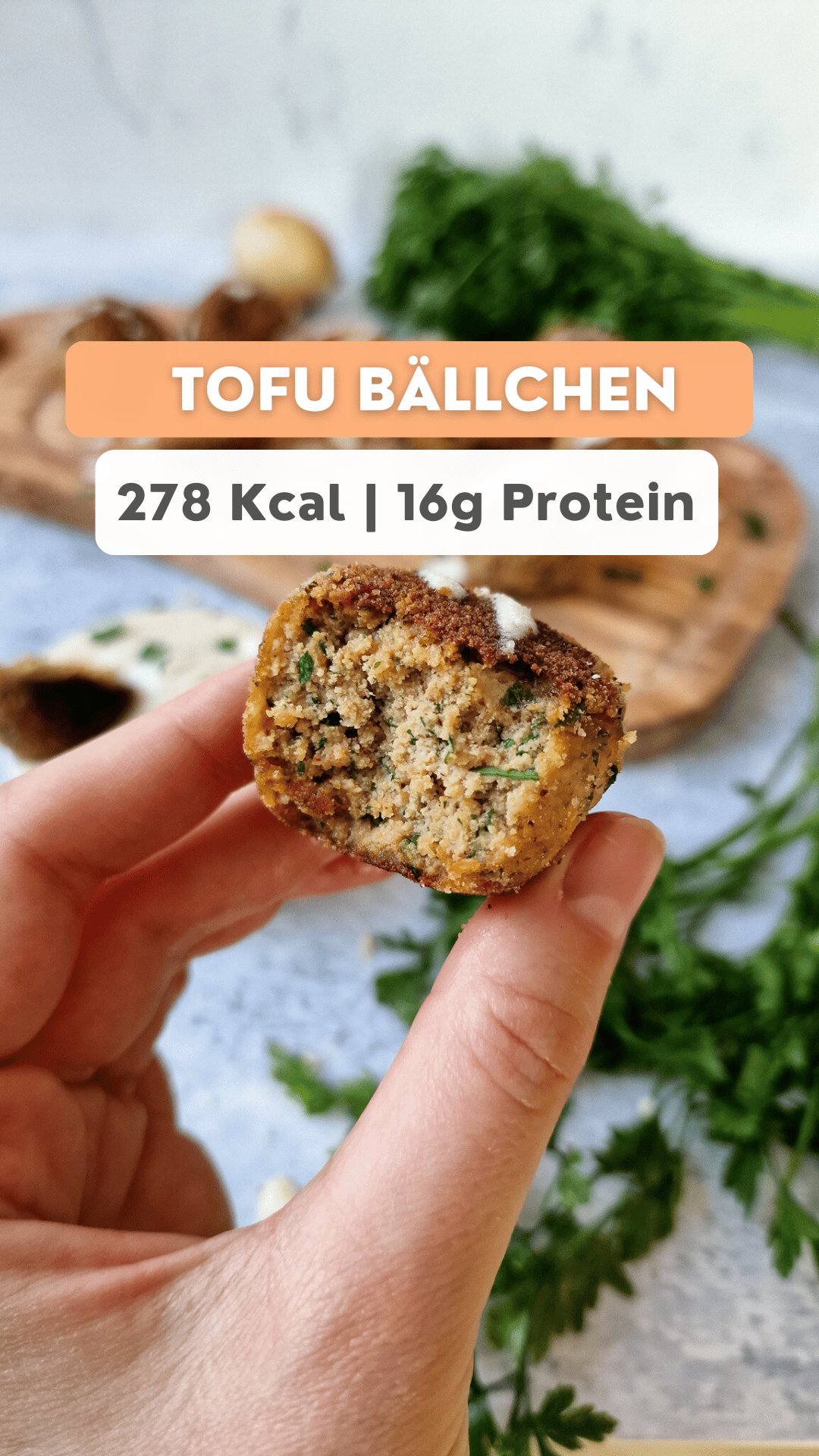 Tofu Bällchen | High Protein Tofu Snack