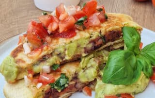Quesadilla mit Kidneybohnen