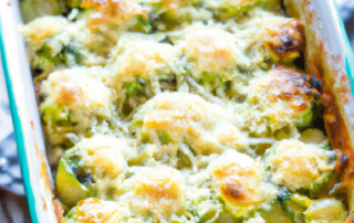 Rosenkohlauflauf vegetarisch