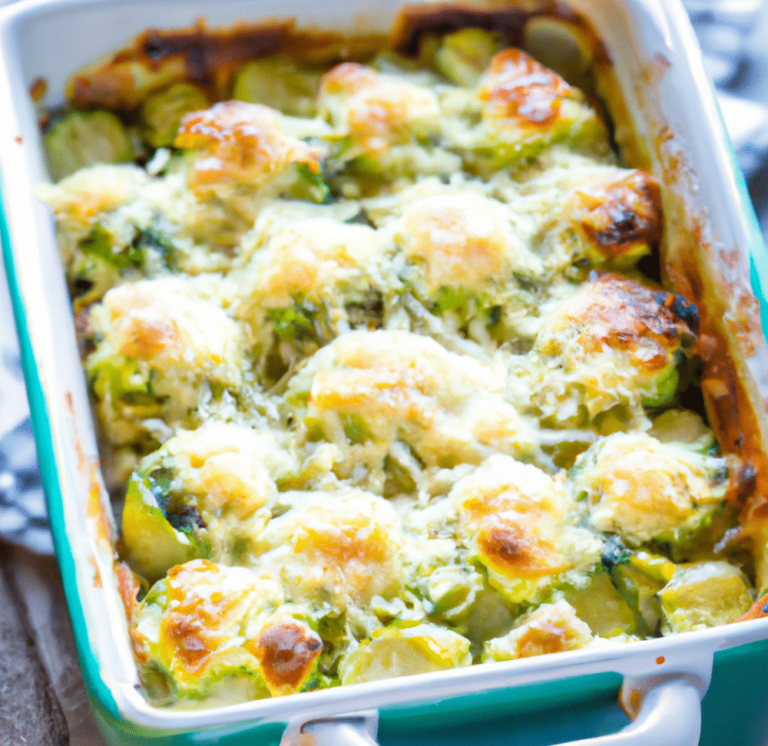 Rosenkohlauflauf vegetarisch