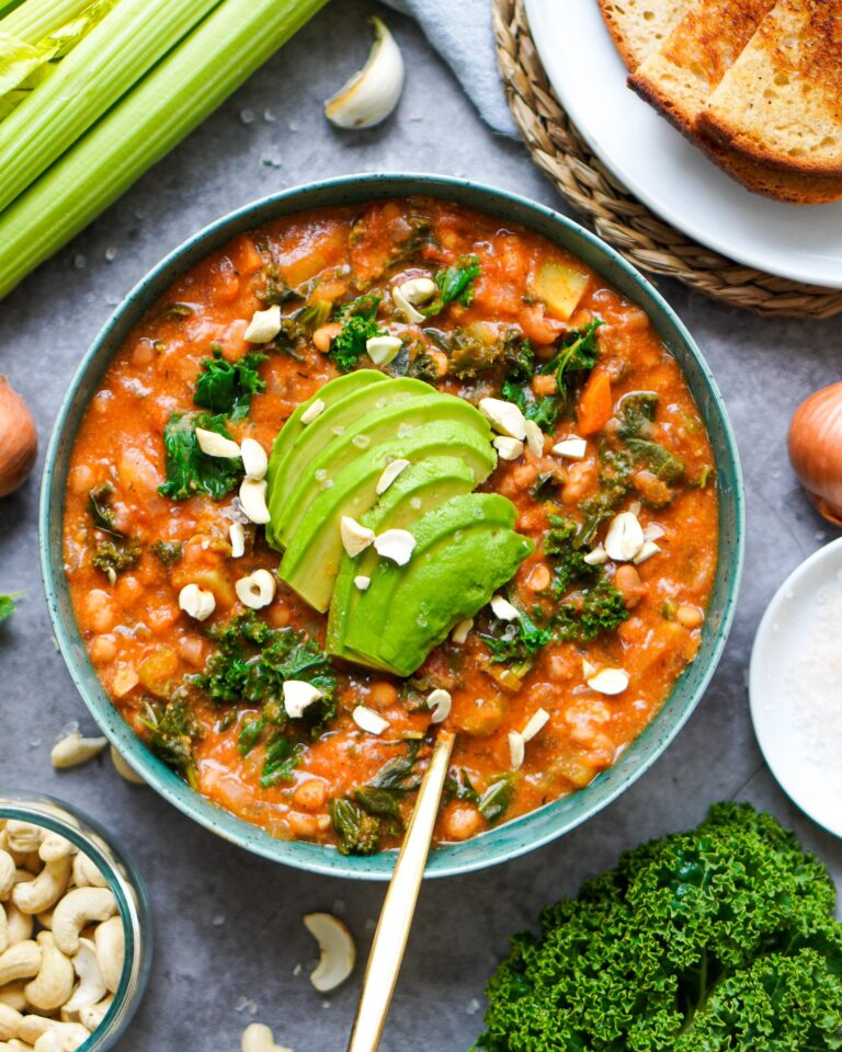 Grünkohleintopf mit weißen Bohnen | vegan