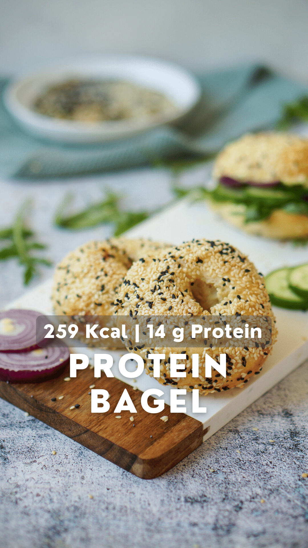 High Protein Bagel