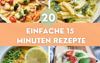 20 einfache 15 Minuten Rezepte vegetarisch