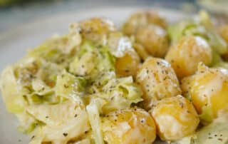 Gnocchi Pfanne mit Spitzkohl - vegetarisch