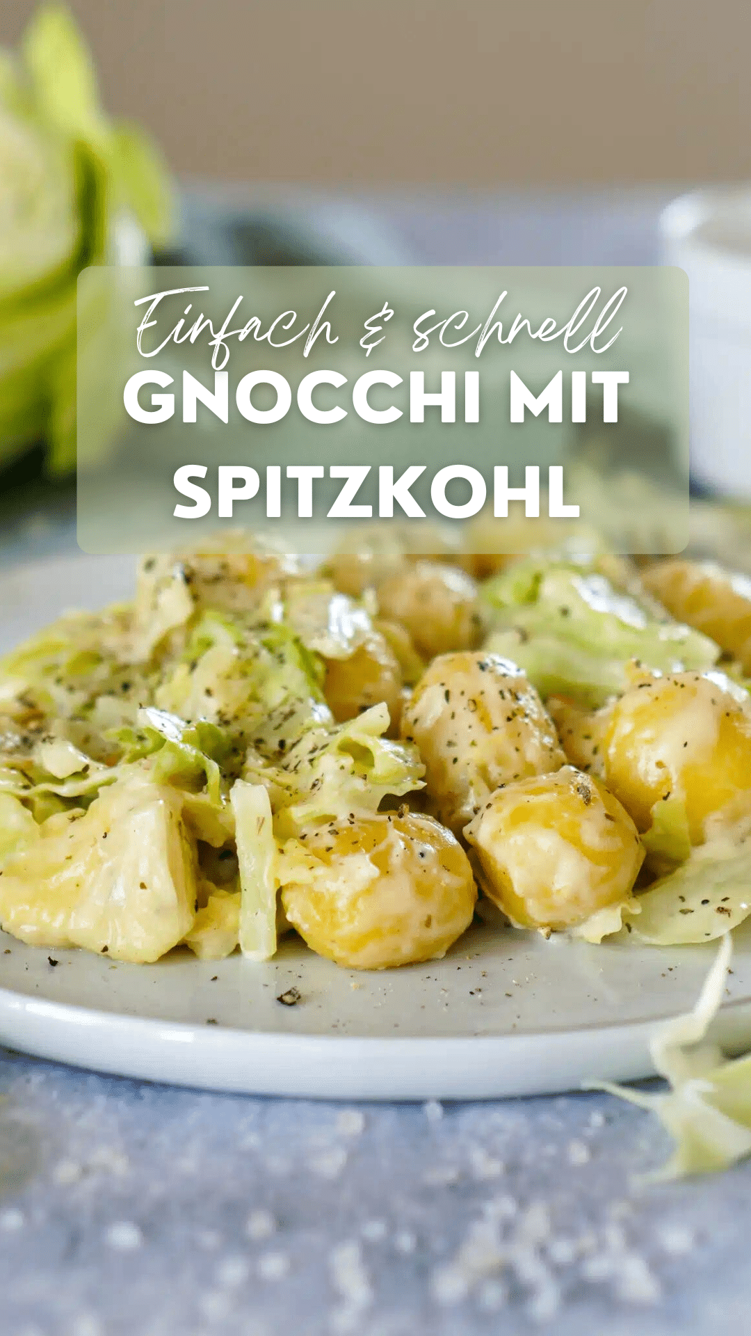 Gnocchi Pfanne mit Spitzkohl - vegetarisch