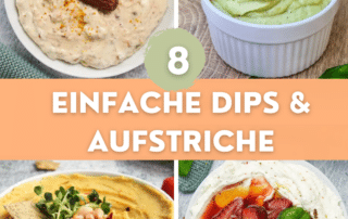 8 leckere Dip Rezepte - vegetarisch