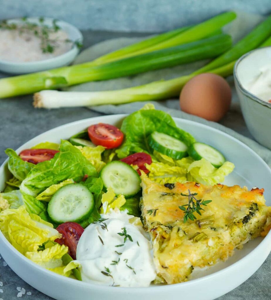 Low carb Brokkoli Quiche