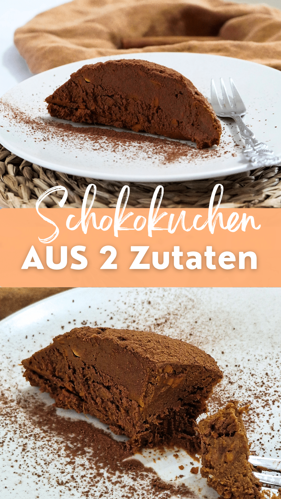 Schokokuchen aus Kürbis | 2 Zutaten Rezept