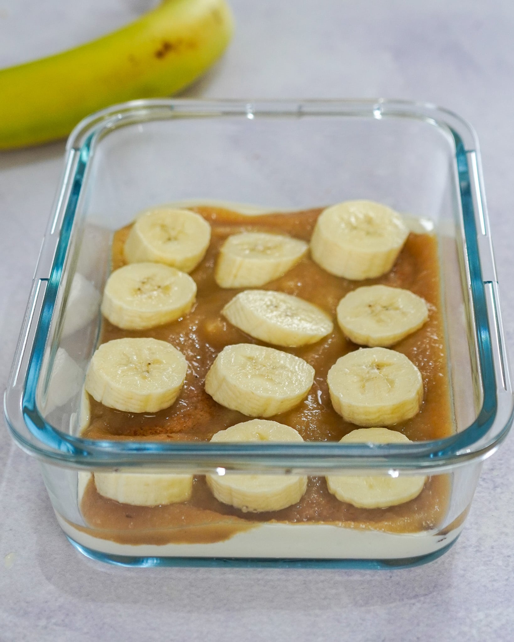 Gesundes Banana-Split Dessert zum Abnehmen