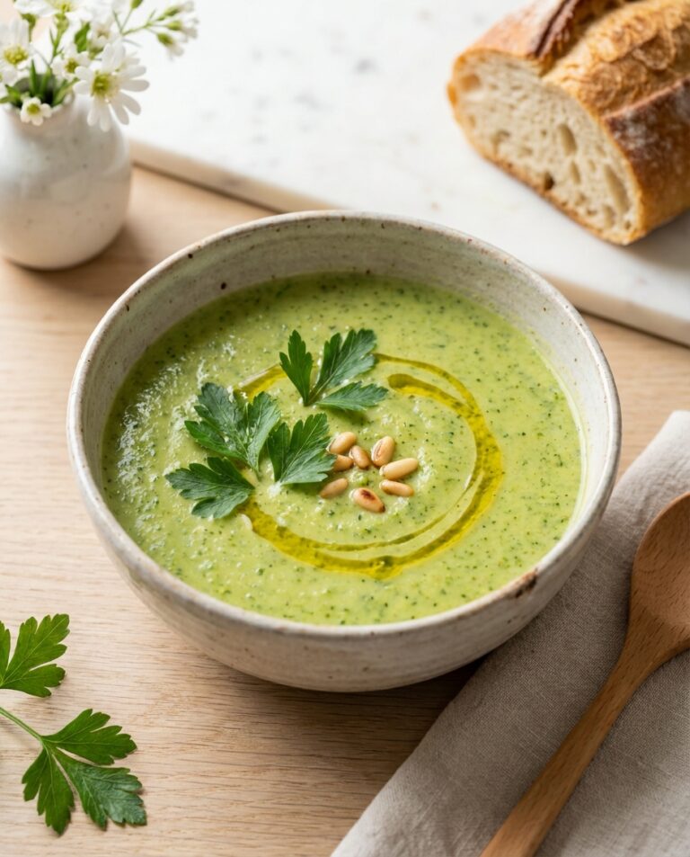 Cremige Brokkolisuppe